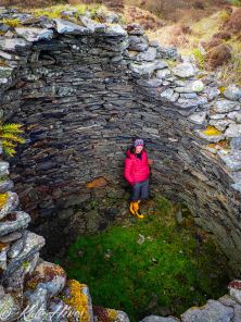 Standing in the ruins of a monastic Beehive Cell on Eileach an Naoimh (The Garvellachs). Amazing that they have endured for 1500 years!!!